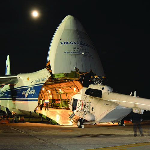 Moving humanitarian air cargo*Key Network Partner Volga-Dnepr Airlines is often first on the ground with urgently needed humanitarian aid