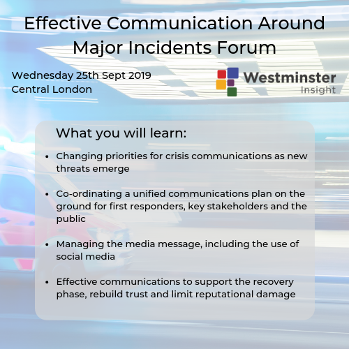Effective Communication Around Major Incidents Forum 